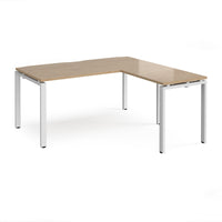 Adapt straight desk with return