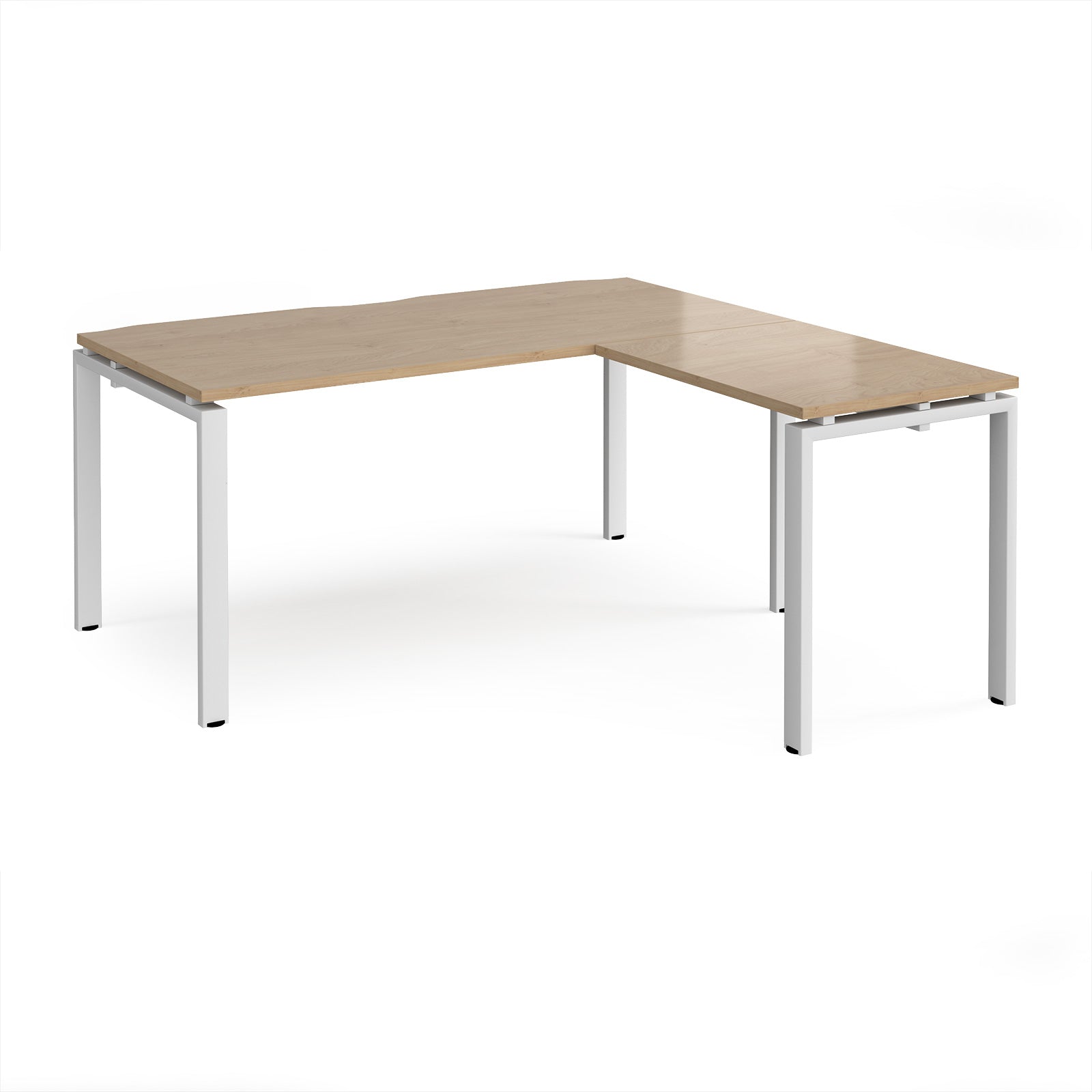 Adapt straight desk with return