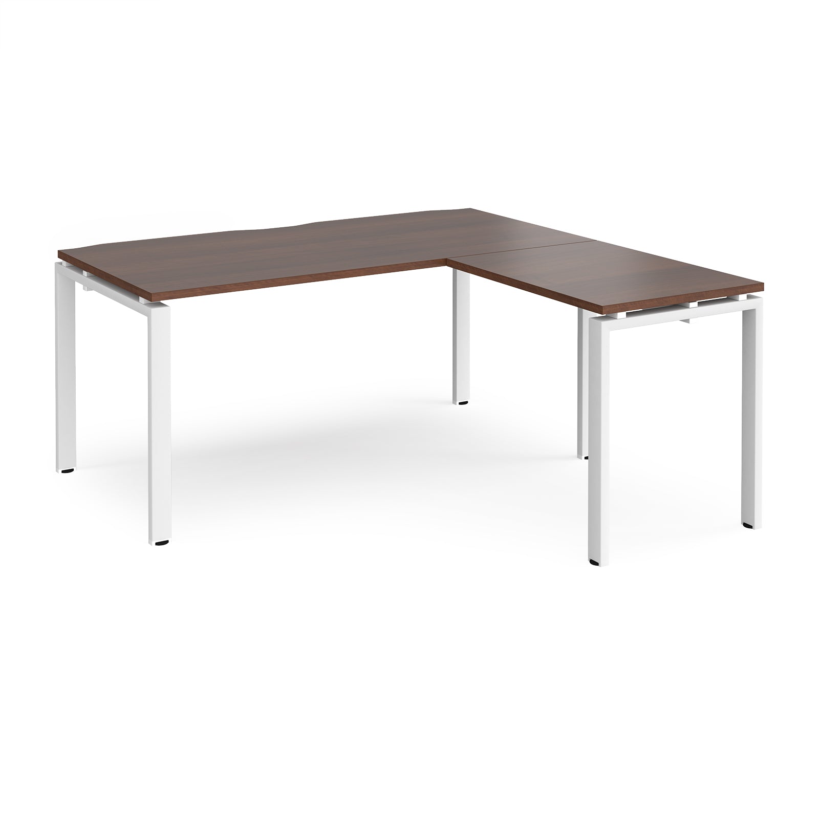 Adapt straight desk with return