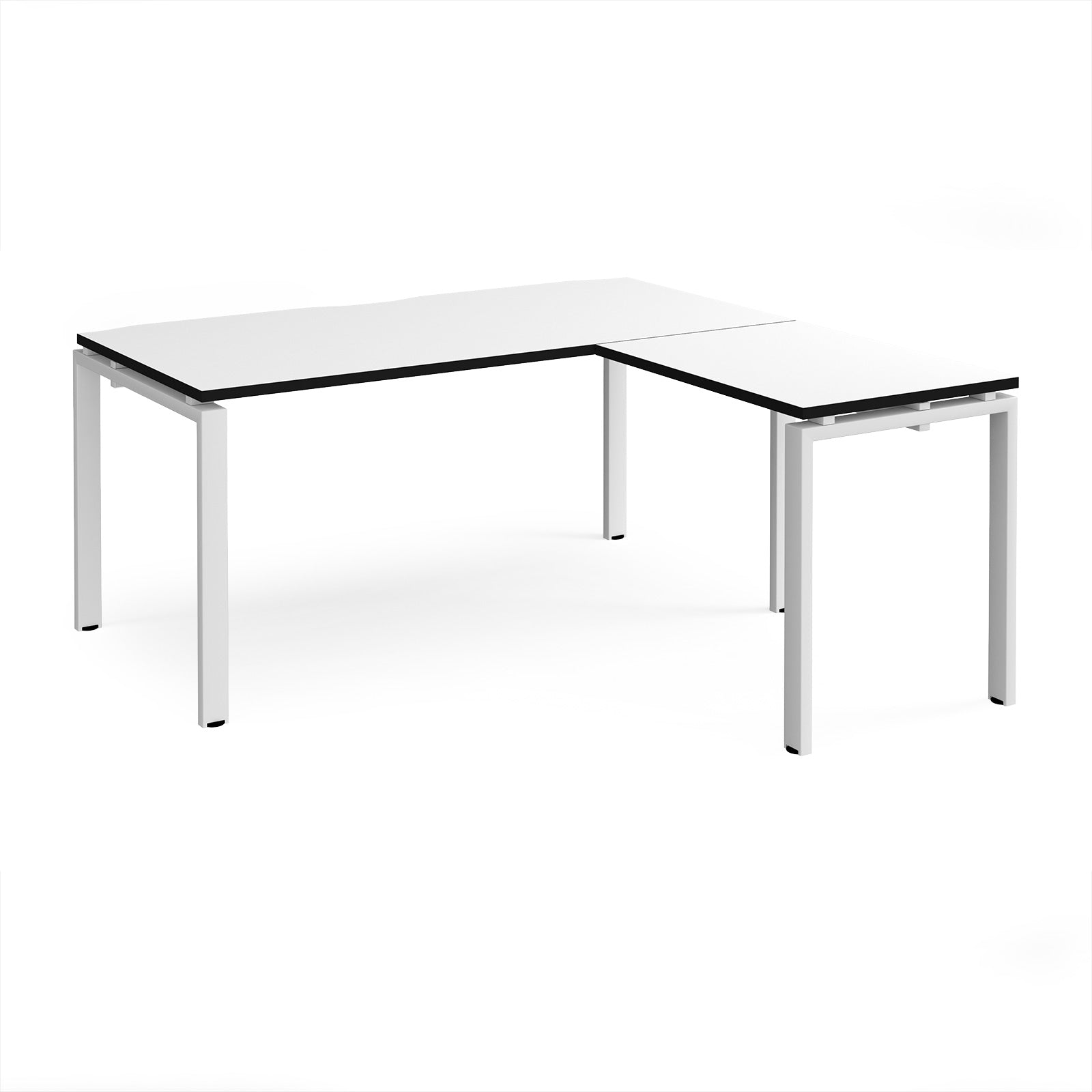 Adapt straight desk with return