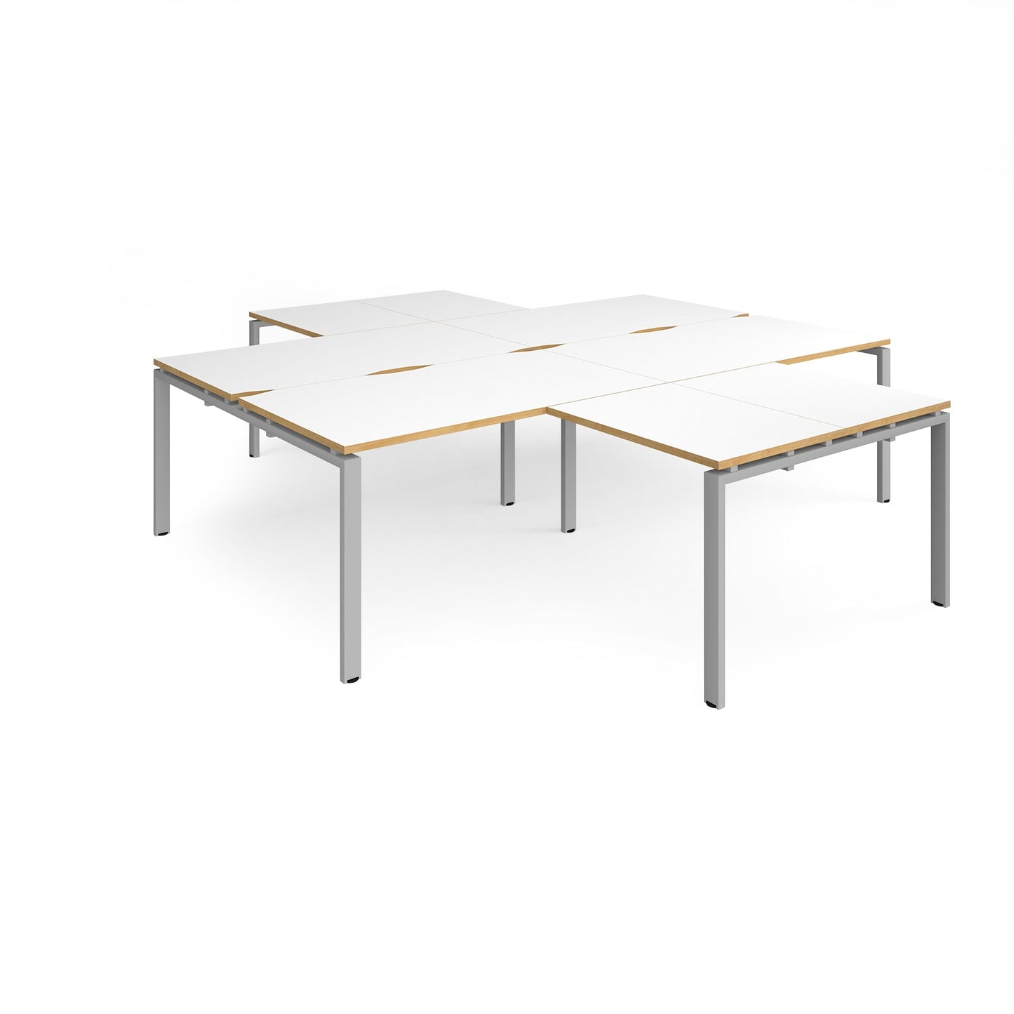 Adapt 4 desk cluster with returns