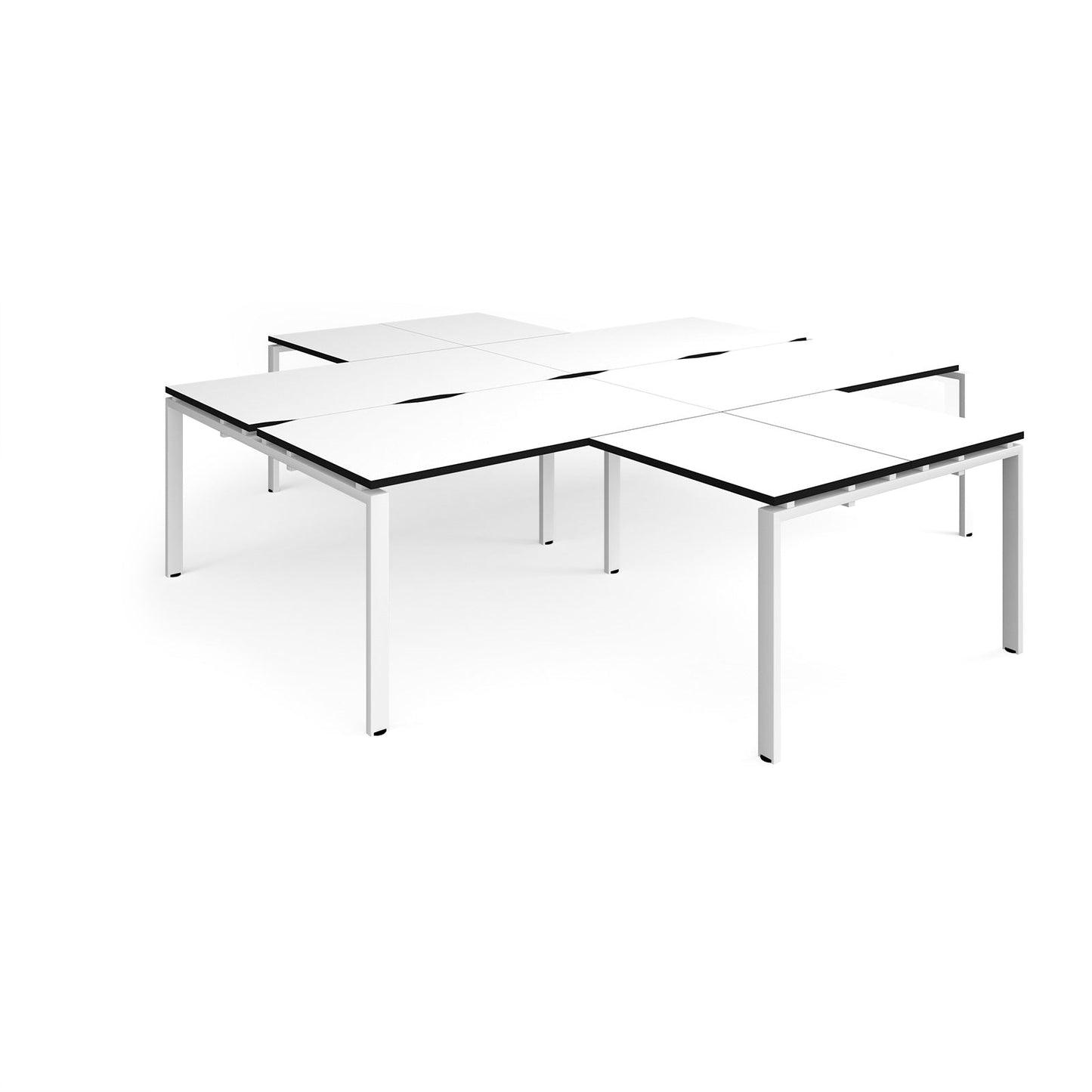 Adapt 4 desk cluster with returns