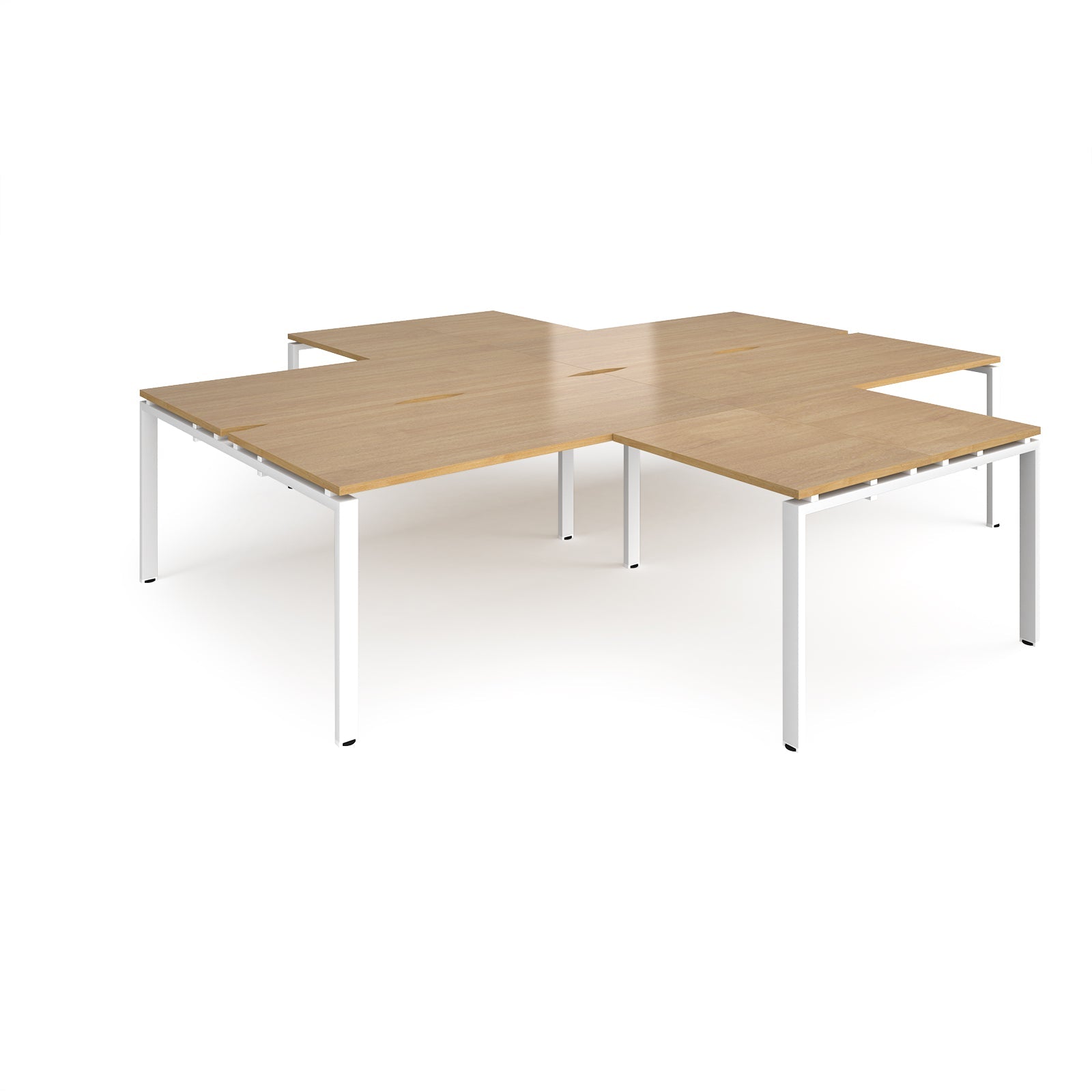 Adapt 4 desk cluster with returns