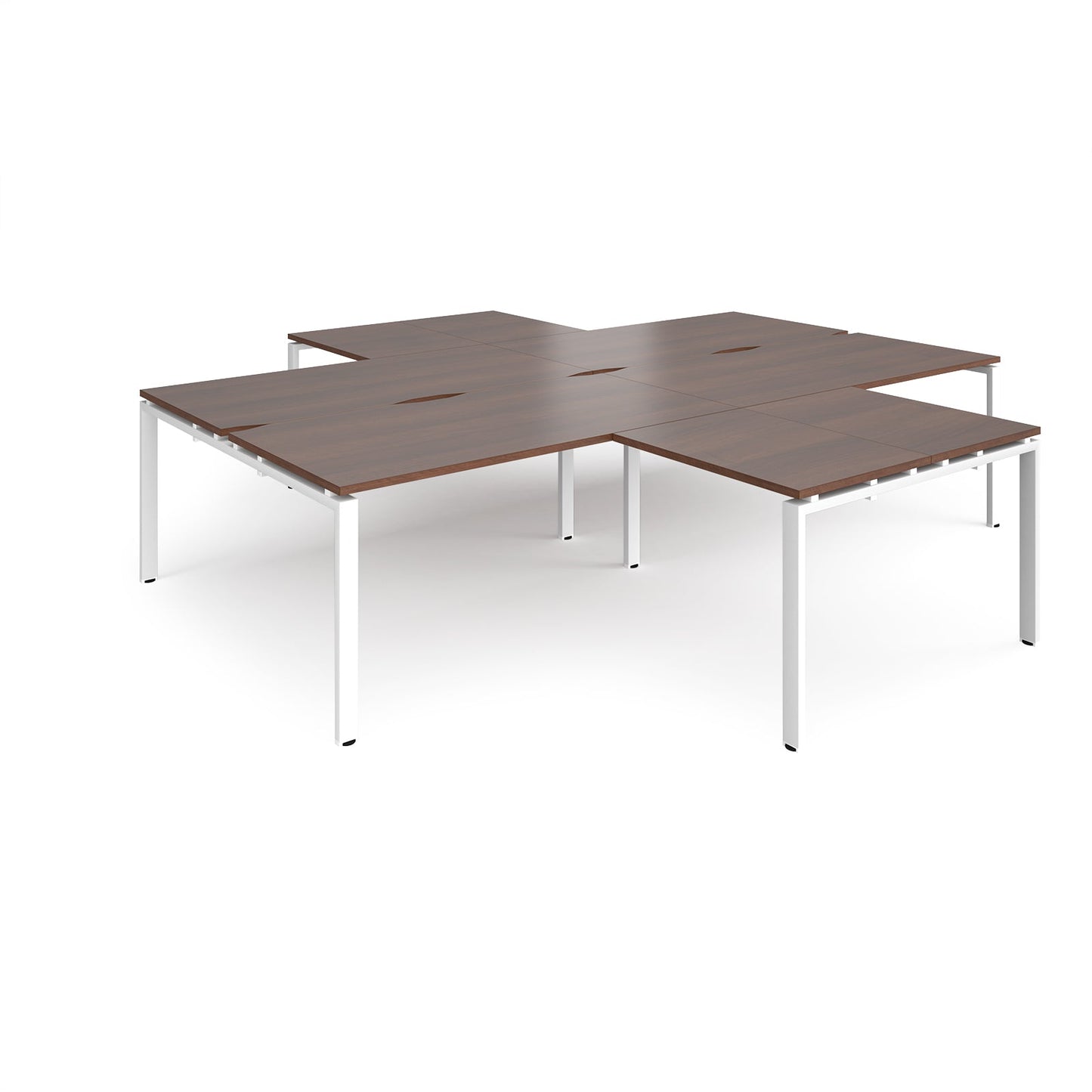 Adapt 4 desk cluster with returns