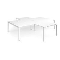 Adapt 4 desk cluster with returns