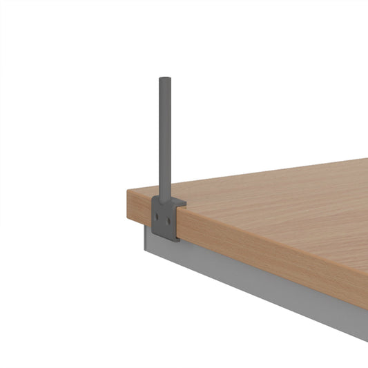 Universal desktop screen return brackets (pair)
