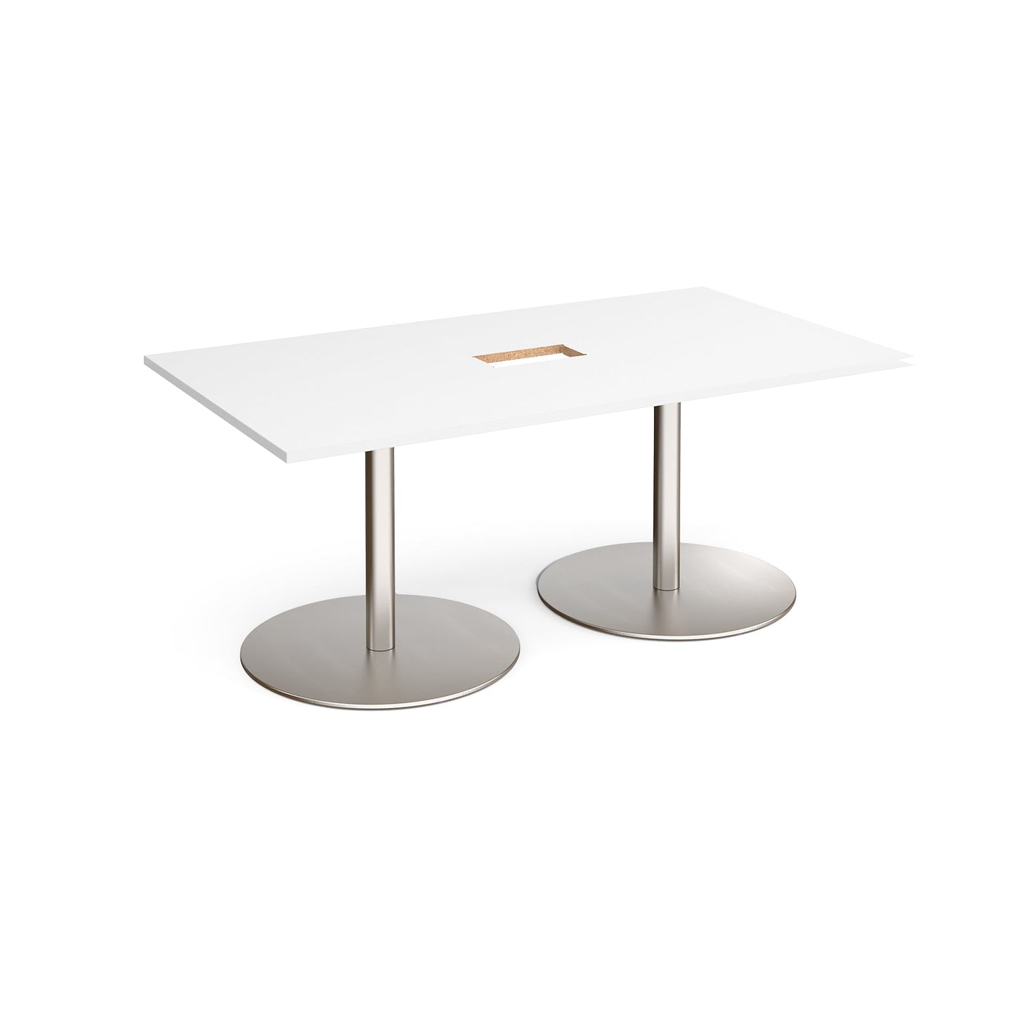 Eternal rectangular power ready boardroom table
