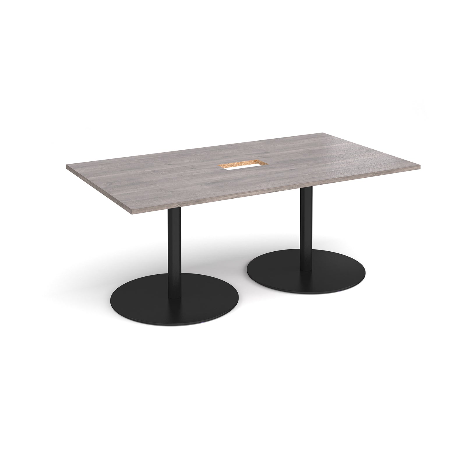Eternal rectangular power ready boardroom table