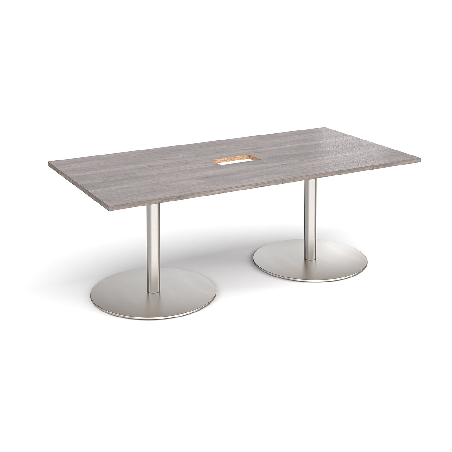 Eternal rectangular power ready boardroom table