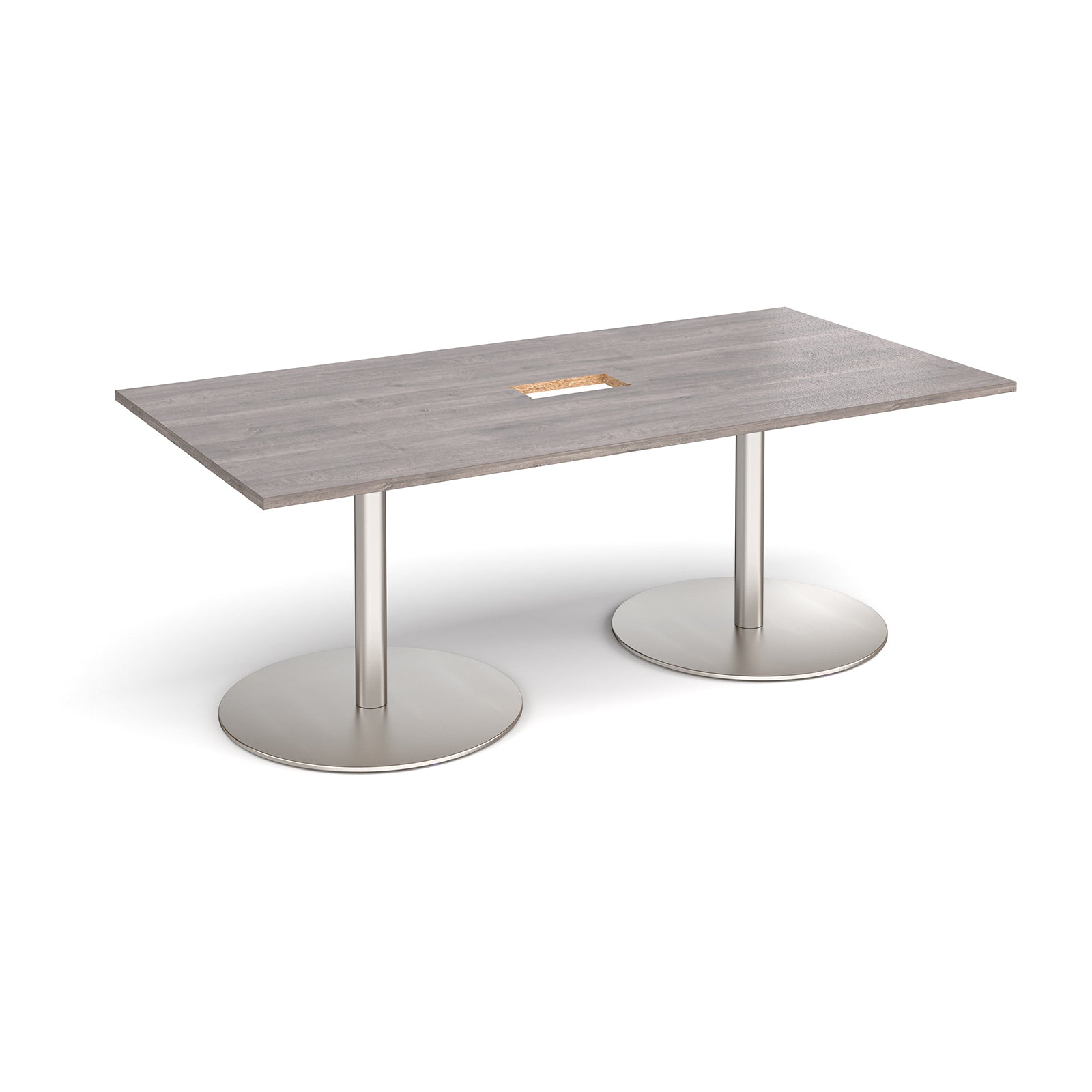 Eternal rectangular power ready boardroom table