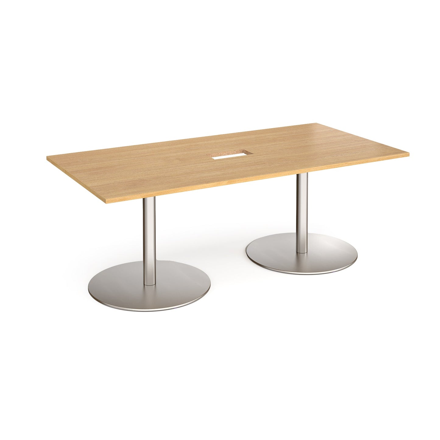 Eternal rectangular power ready boardroom table