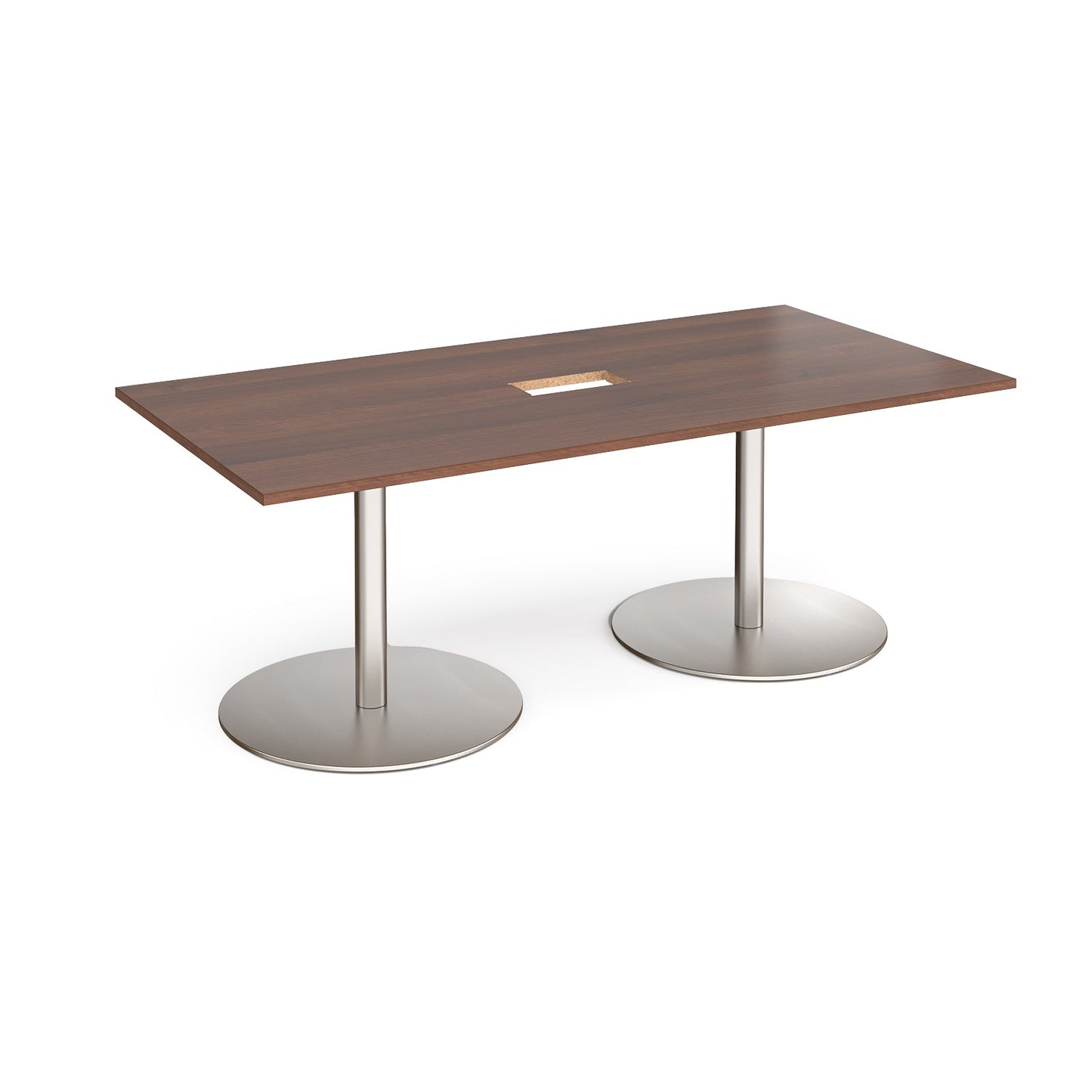 Eternal rectangular power ready boardroom table