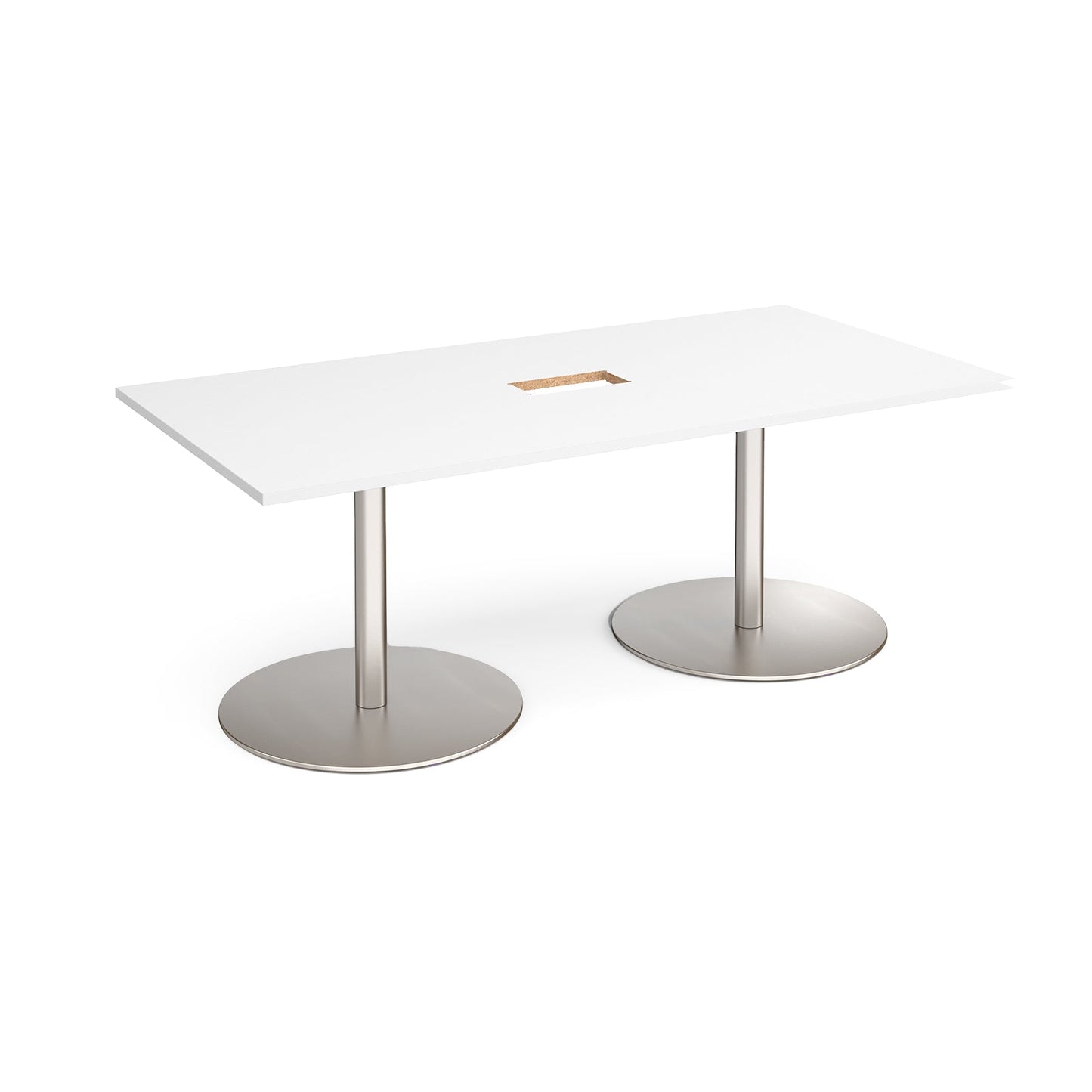 Eternal rectangular power ready boardroom table