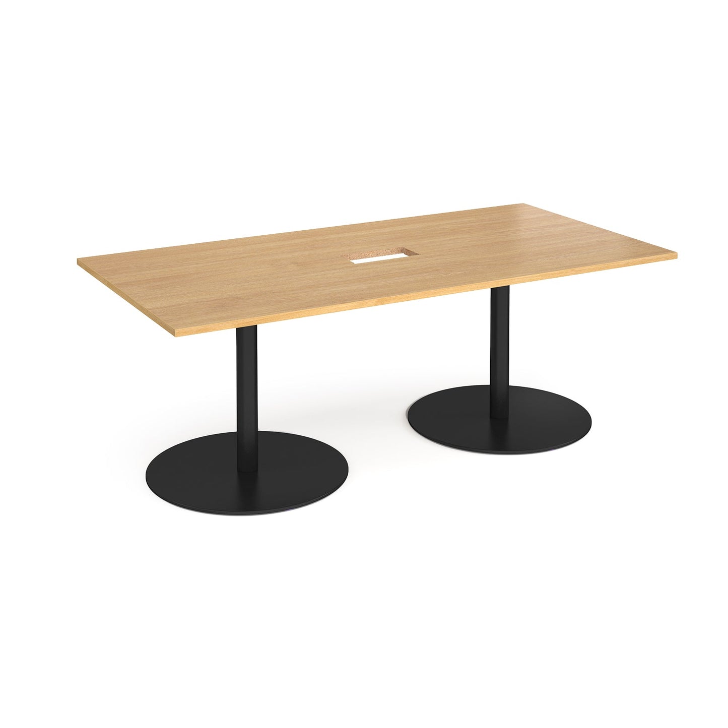 Eternal rectangular power ready boardroom table
