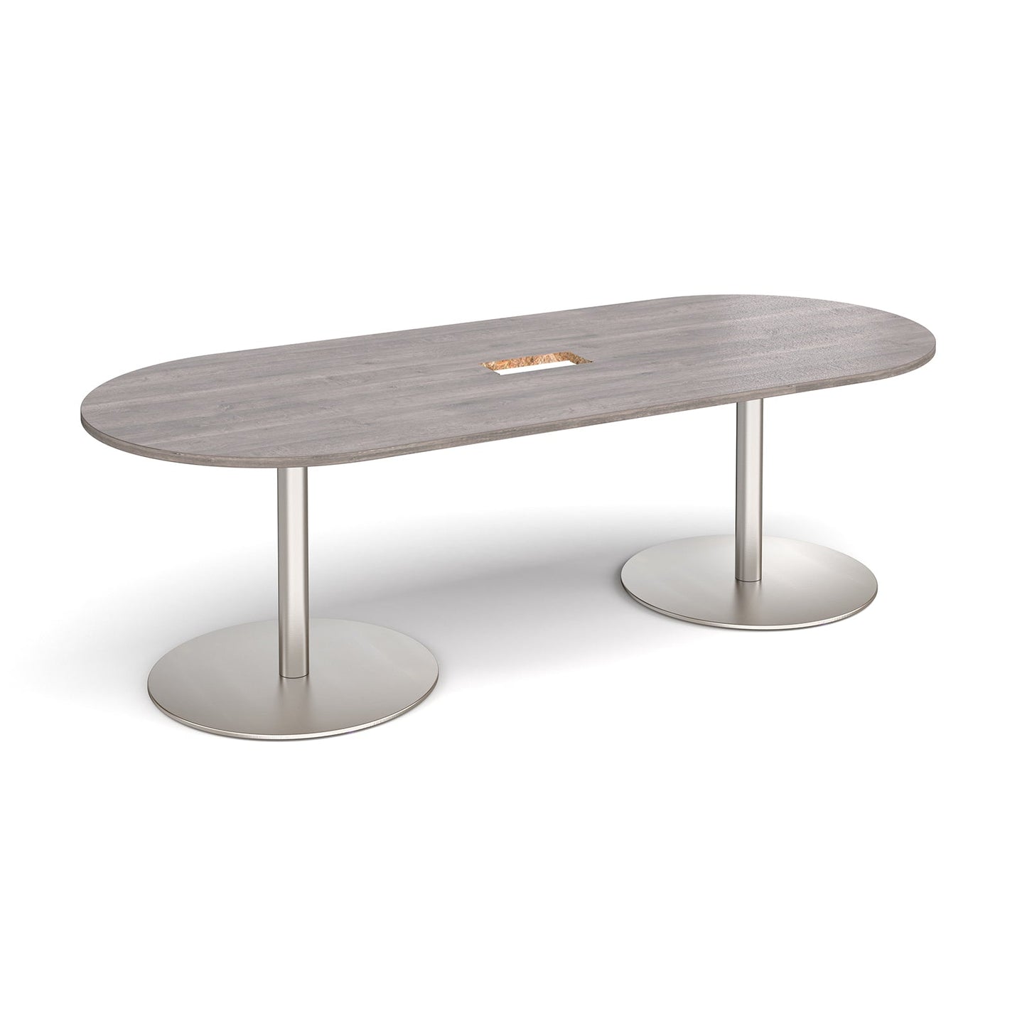 Eternal radial end power ready boardroom table