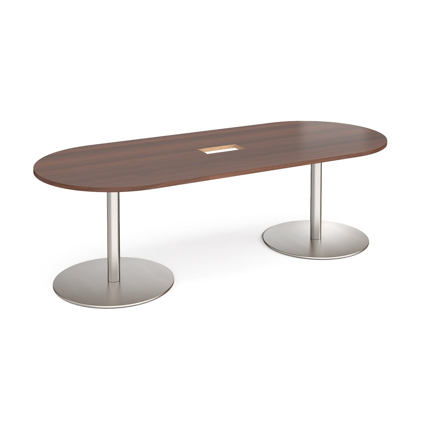 Eternal radial end power ready boardroom table