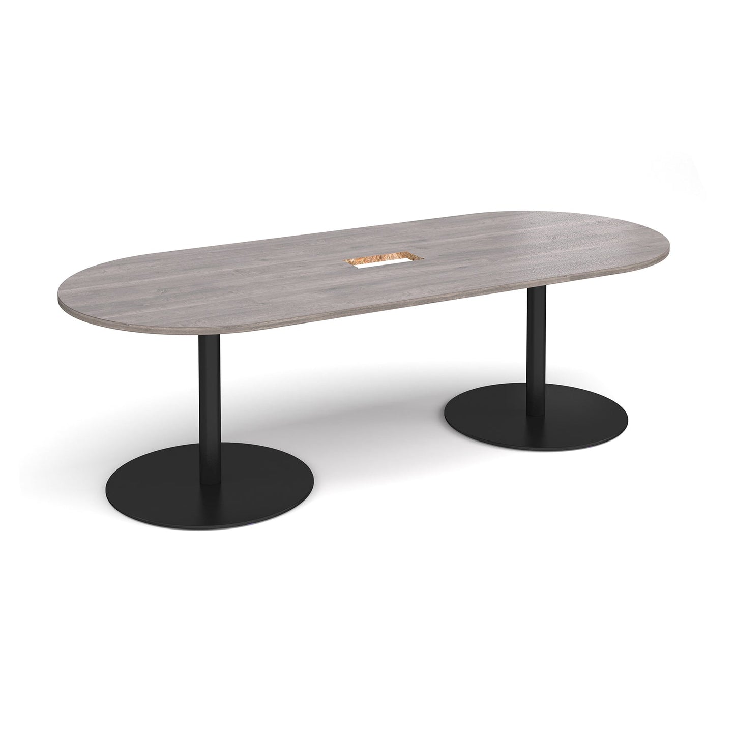 Eternal radial end power ready boardroom table