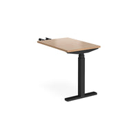 Elev8 Touch sit-stand return desk 800mm deep