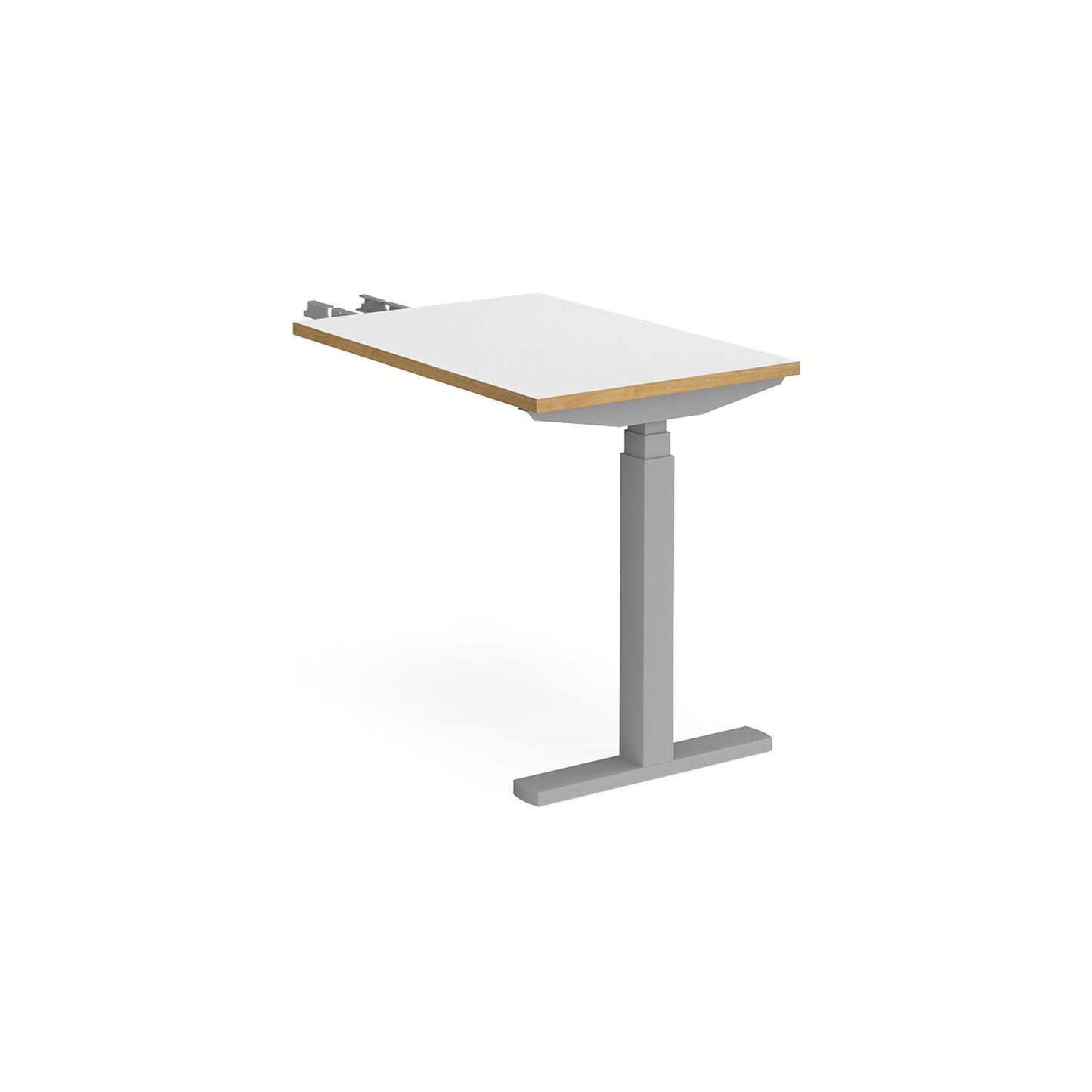 Elev8 Touch sit-stand return desk 800mm deep