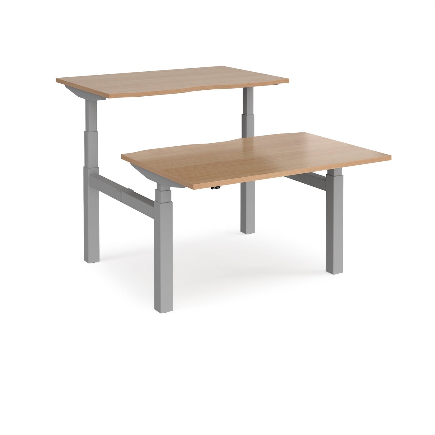 Elev8 Touch back-to-back desks 1650mm deep