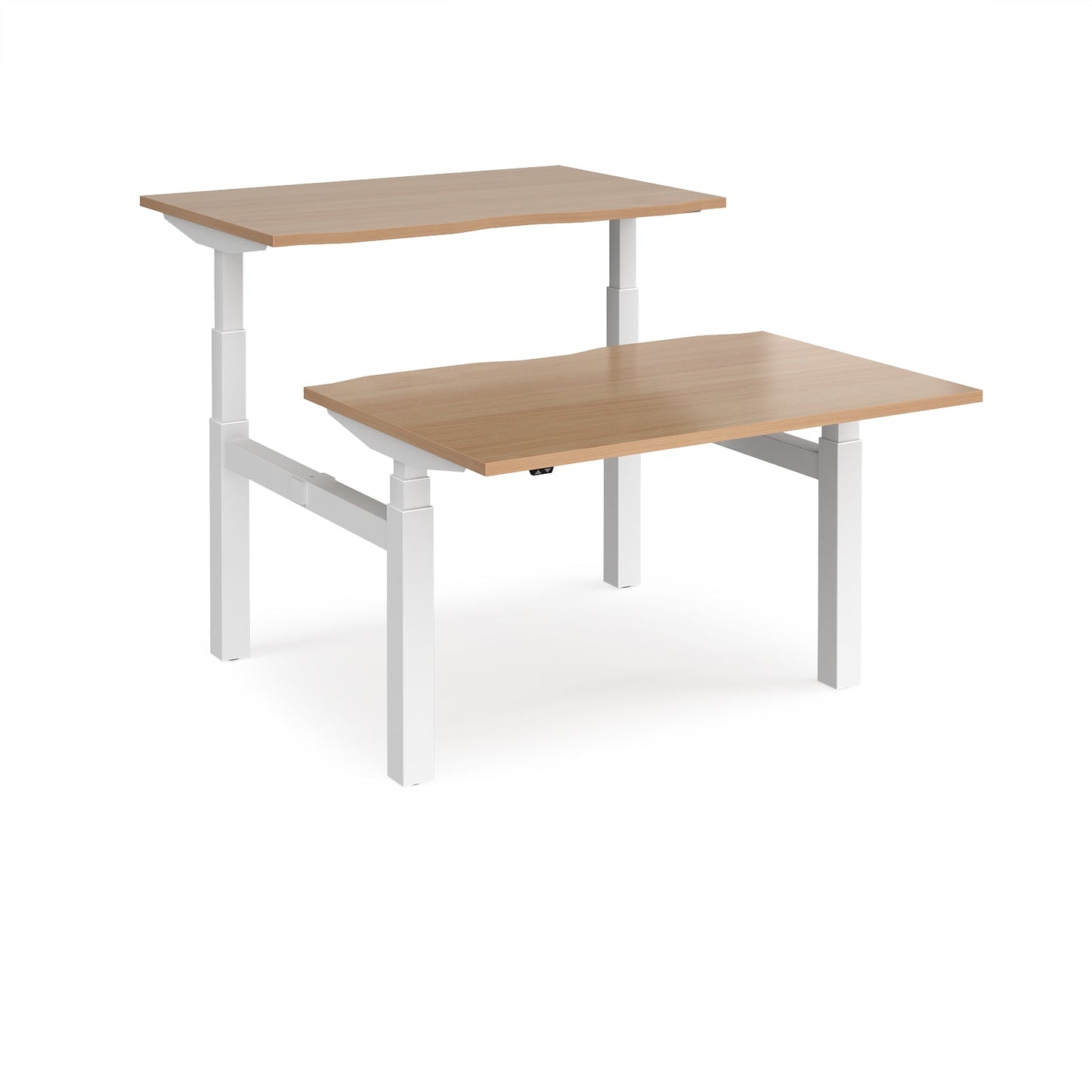 Elev8 Touch back-to-back desks 1650mm deep