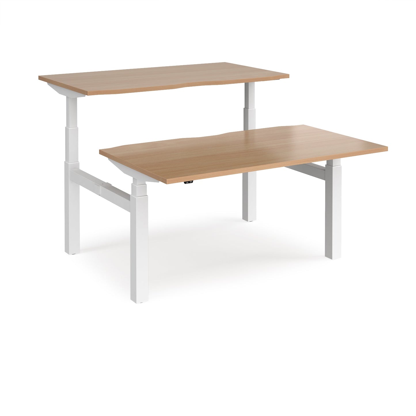 Elev8 Touch back-to-back desks 1650mm deep