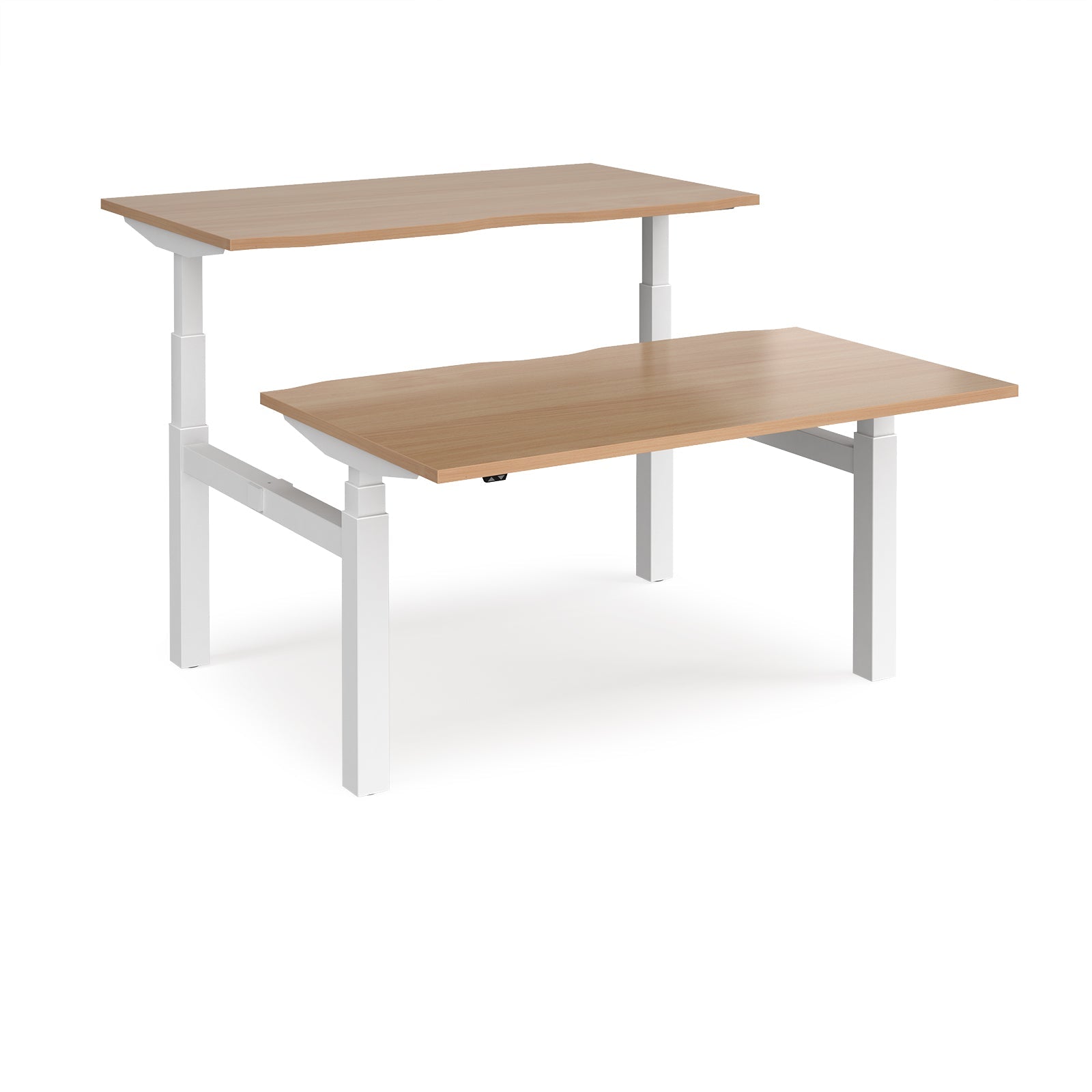 Elev8 Touch back-to-back desks 1650mm deep