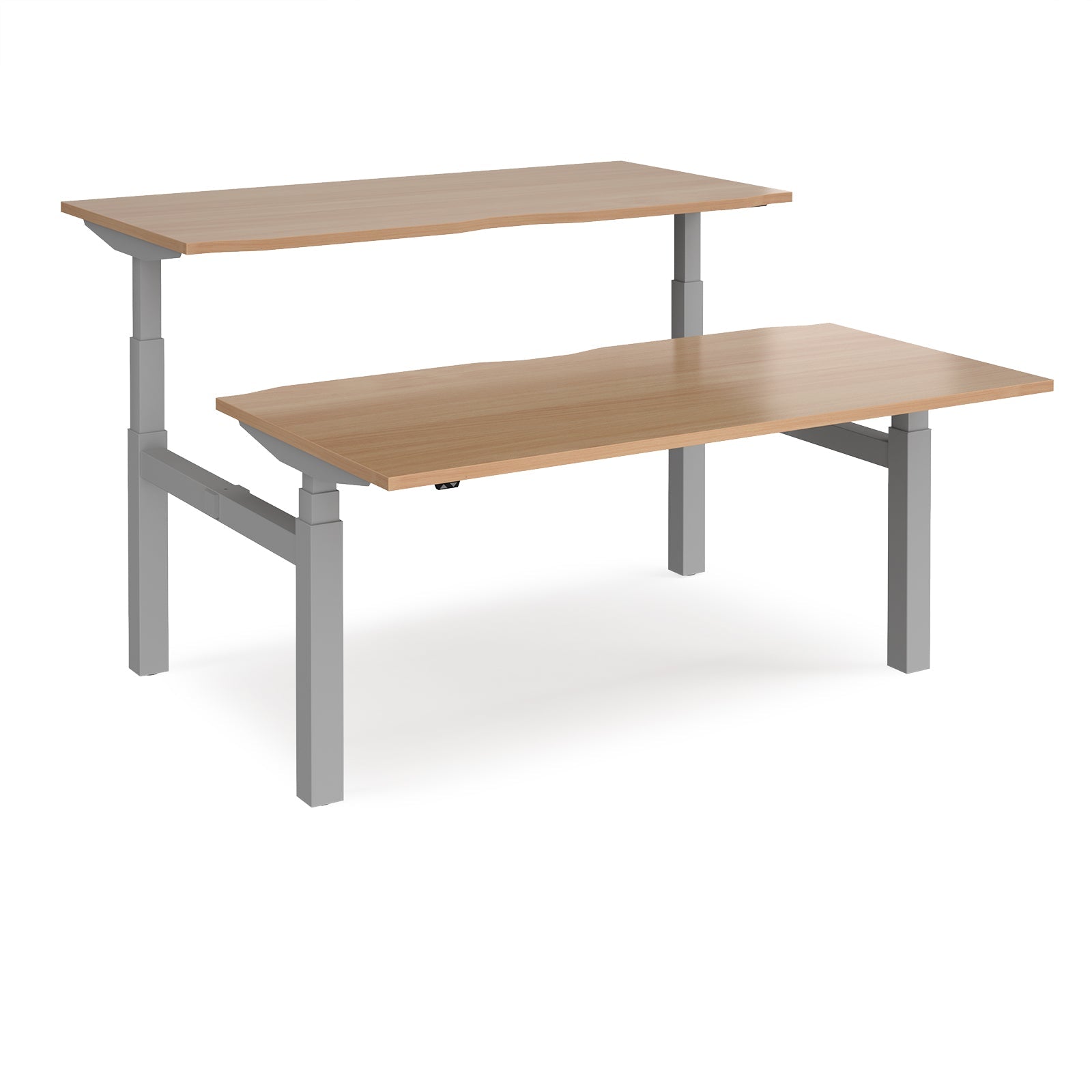 Elev8 Touch back-to-back desks 1650mm deep