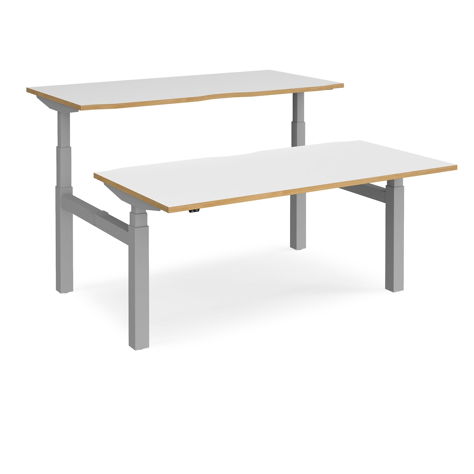 Elev8 Touch back-to-back desks 1650mm deep