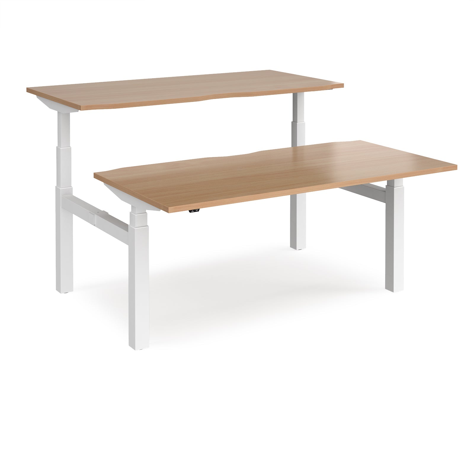 Elev8 Touch back-to-back desks 1650mm deep