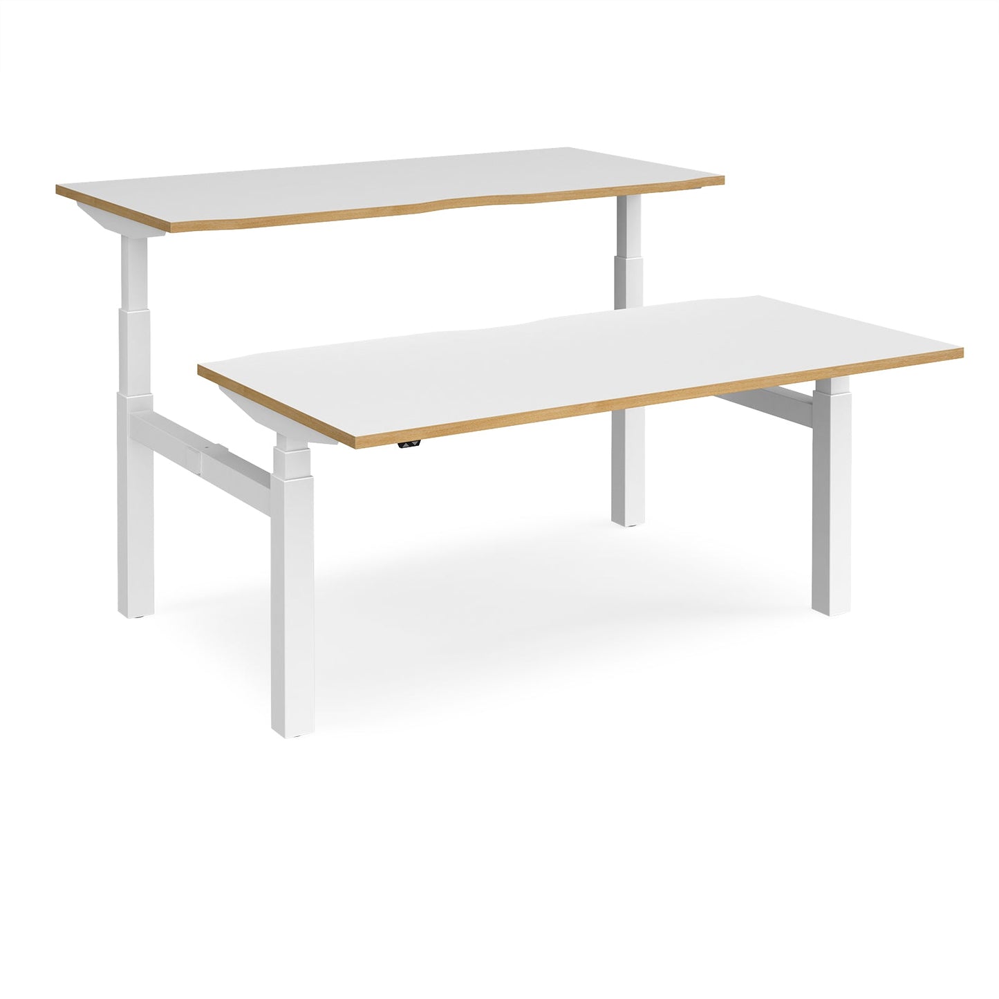 Elev8 Touch back-to-back desks 1650mm deep