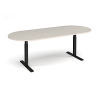 Elev8 Touch radial end boardroom table
