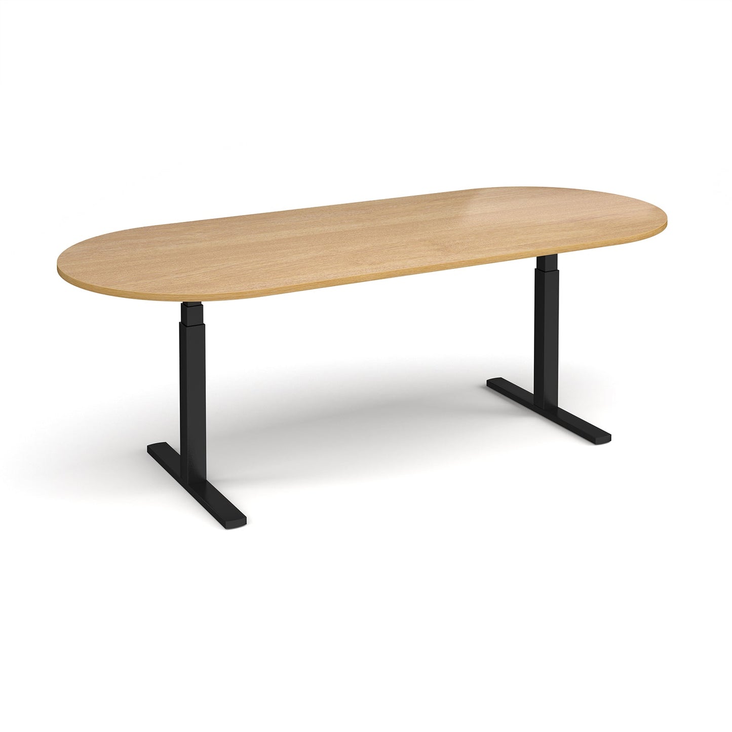 Elev8 Touch radial end boardroom table