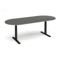Elev8 Touch radial end boardroom table