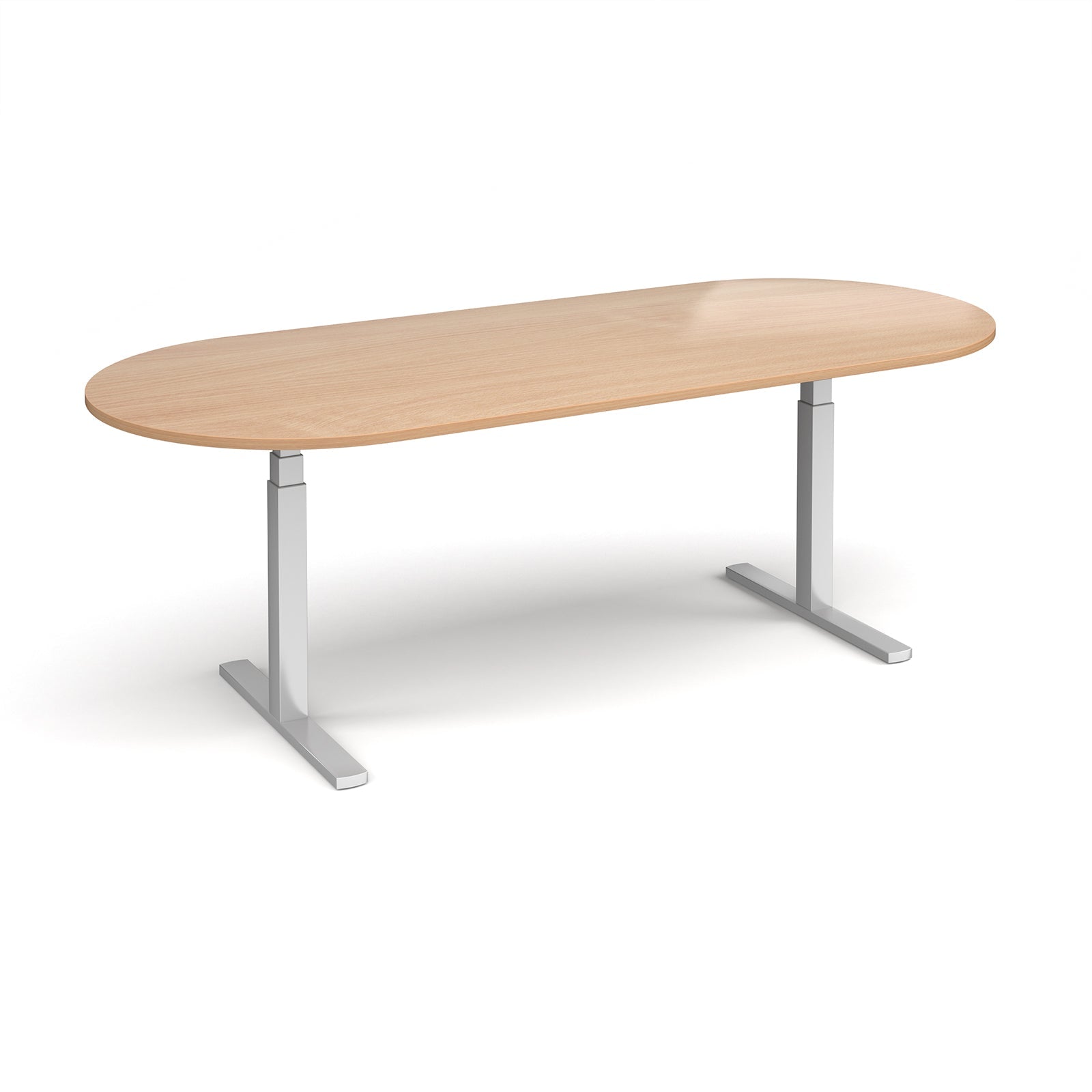 Elev8 Touch radial end boardroom table