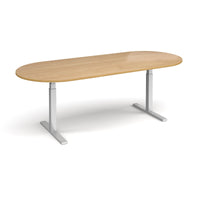 Elev8 Touch radial end boardroom table