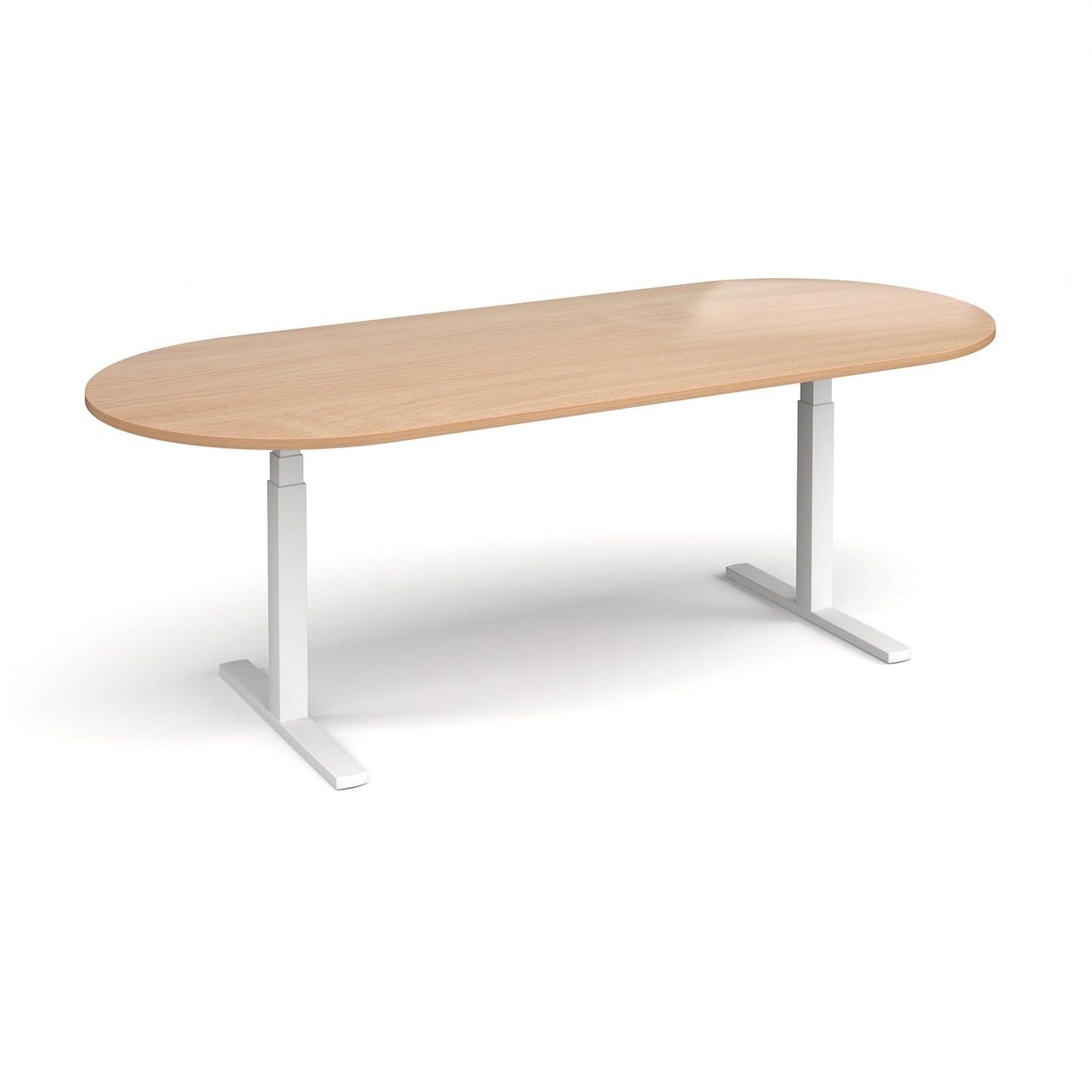 Elev8 Touch radial end boardroom table