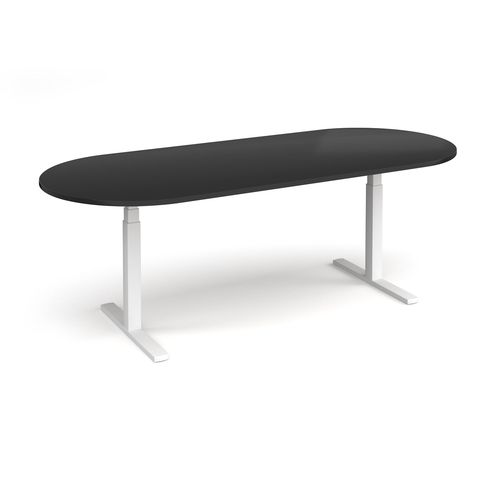Elev8 Touch radial end boardroom table