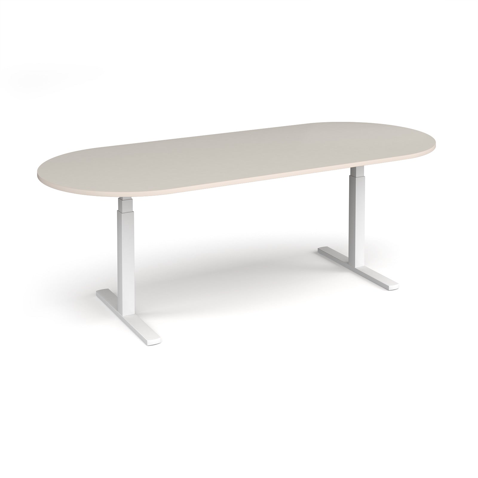 Elev8 Touch radial end boardroom table