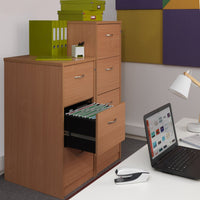 Wooden 2 door filing cabinet