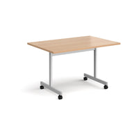 Rectangular flip top meeting table