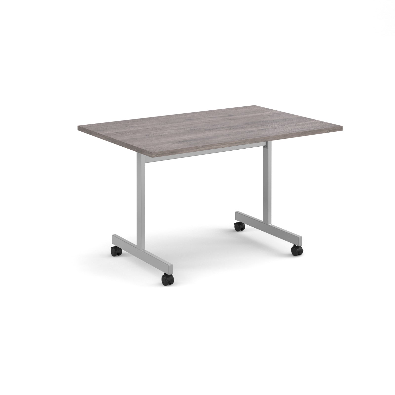 Rectangular flip top meeting table