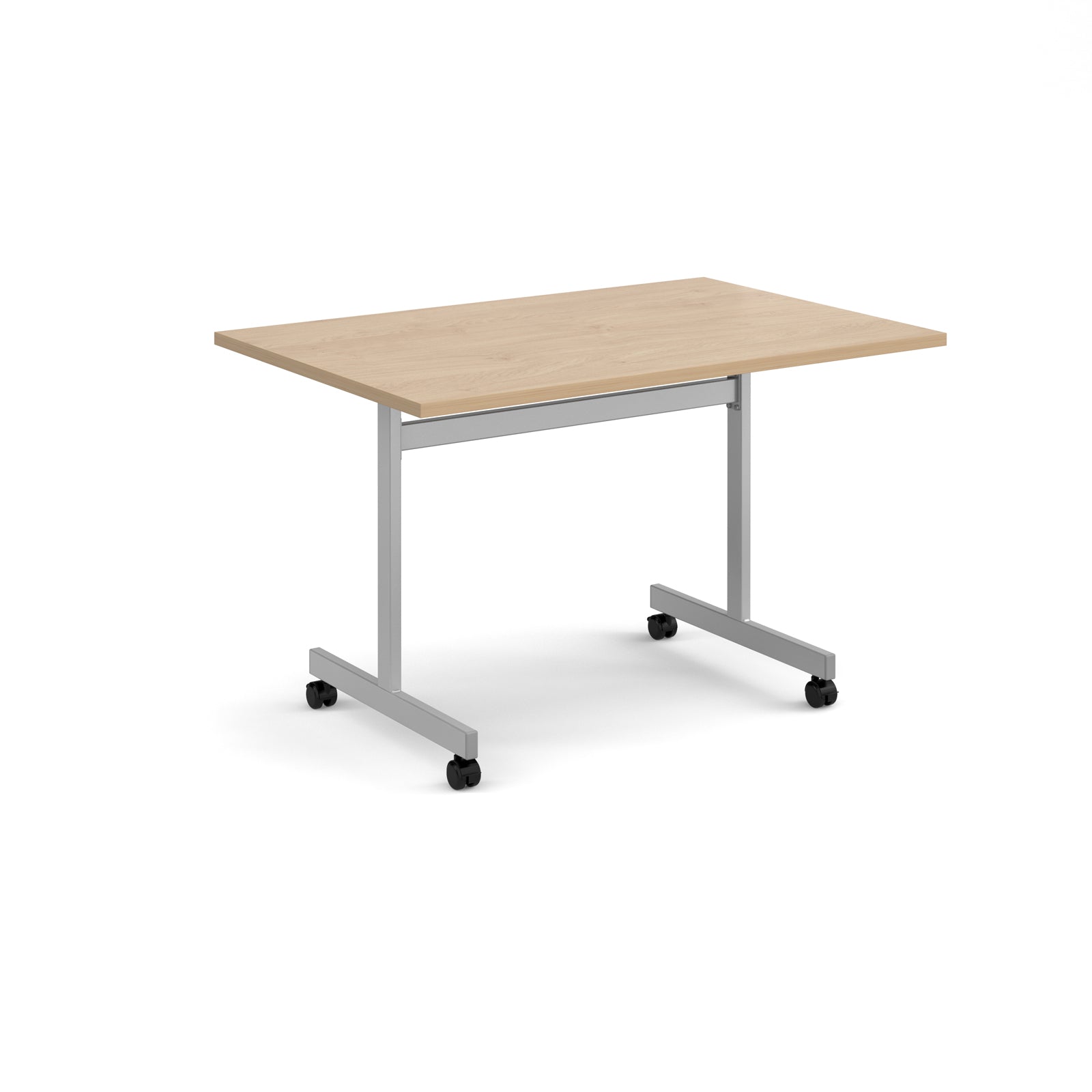 Rectangular flip top meeting table