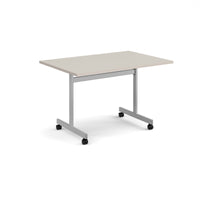 Rectangular flip top meeting table