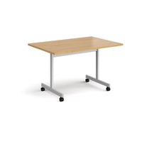 Rectangular flip top meeting table