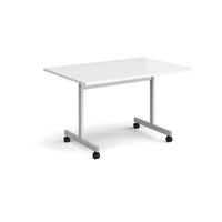 Rectangular flip top meeting table