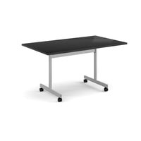 Rectangular flip top meeting table