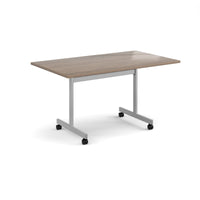 Rectangular flip top meeting table