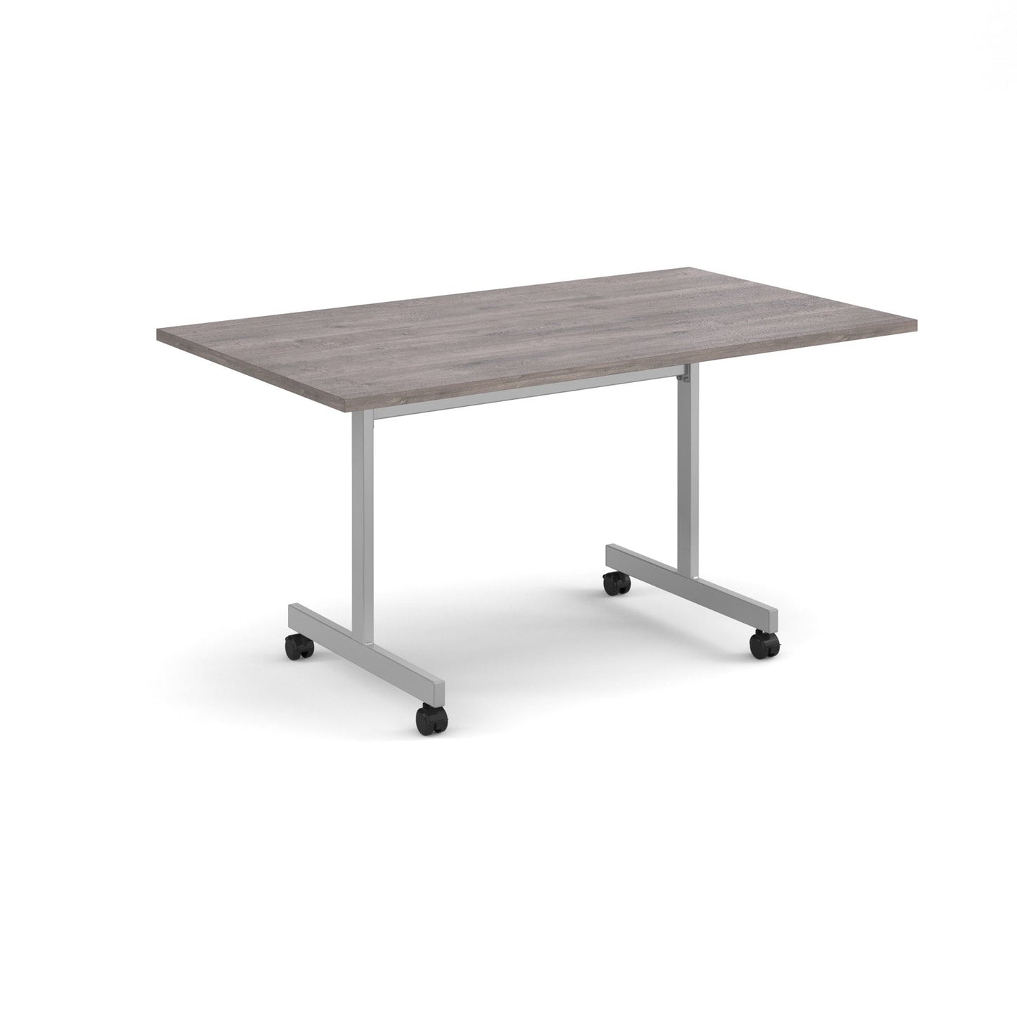 Rectangular flip top meeting table
