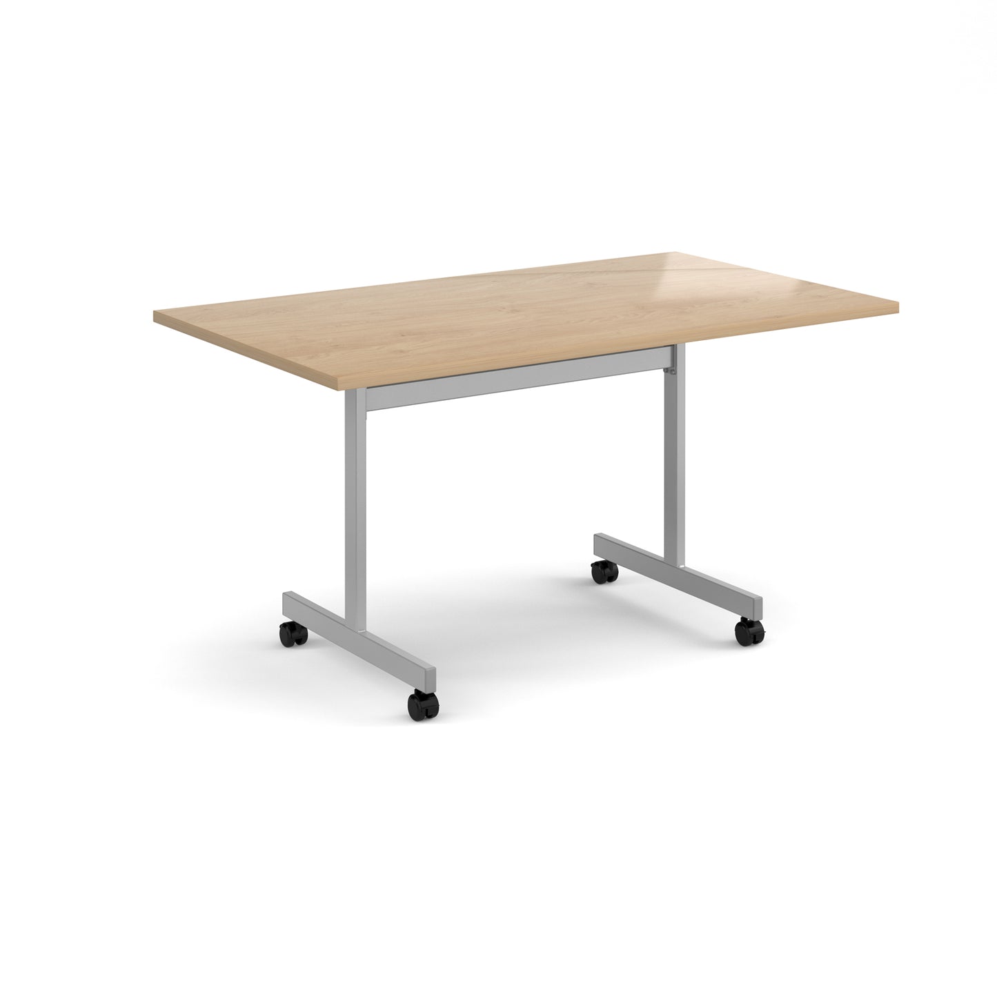 Rectangular flip top meeting table